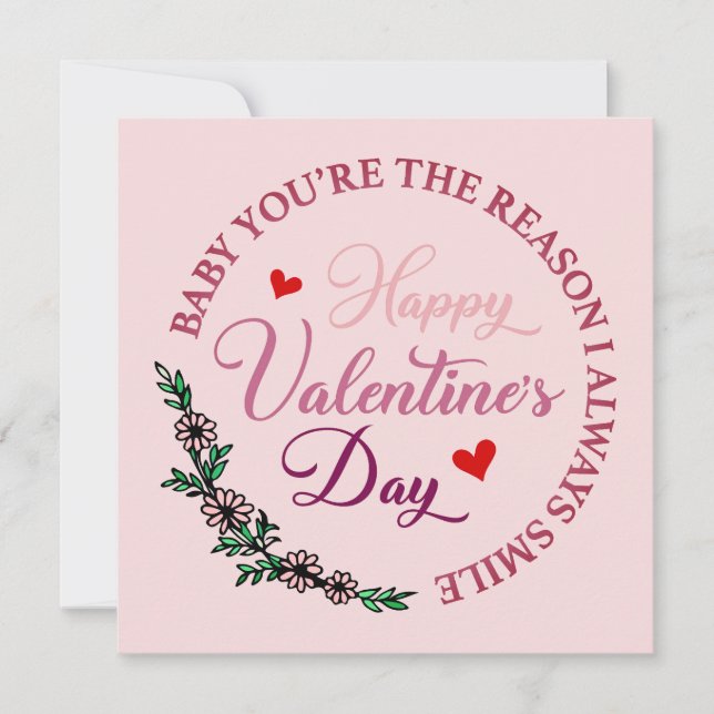 Querida, você é a razão pela qual eu sempre sorrio (Frente)