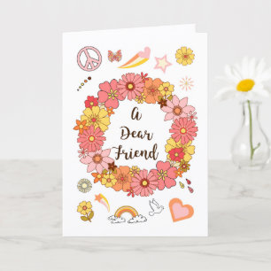 Querido Amigo Cartão do Dia das Mães Paz & Amor