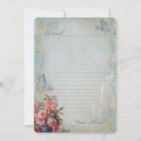 Querido - Cartão de Convite / Cartão em Branco