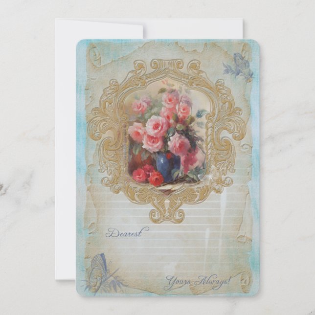 Querido - Cartão de Convite / Cartão em Branco (Frente)