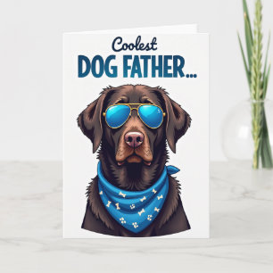 Querido cartão do dia dos pais para o cachorrinho