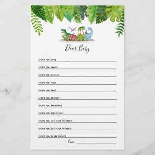 Querido Jogo de Chá de fraldas Dinossauro para Beb