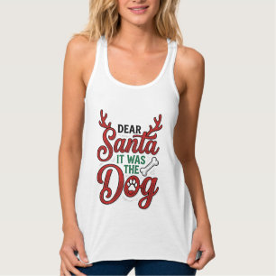 Querido Papai Noel Foi O Cachorro Camisa De Natal