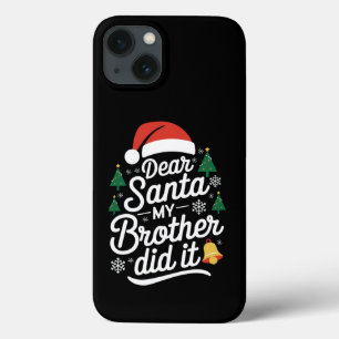 Querido Papai Noel Meu Irmão Fez Isso Funny Natal