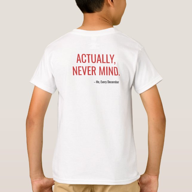 Querido Papai Noel, Posso Explicar - Camiseta Dive (Verso)