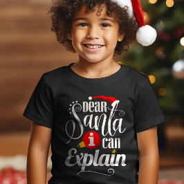 Querido Papai Noel, Posso Explicar Camiseta Divert