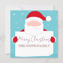 Queridos votos de Natal do Papai Noel