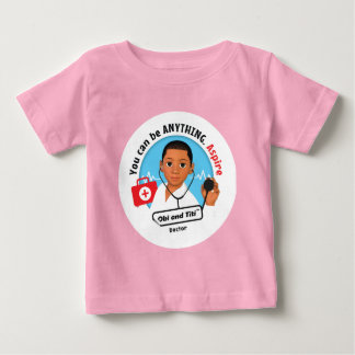 Quero ser uma camiseta Doutor - Baby Aspire