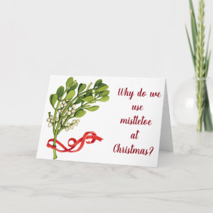 QUERO USAR MISTLETÓNIO O ANO TODO CARTÃO DE NATAL
