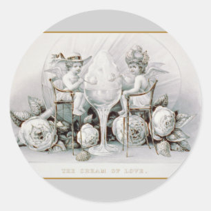 Querubins & sorvete - etiqueta