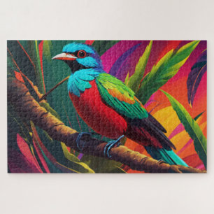 Quetzal Bird Quebra-cabeça