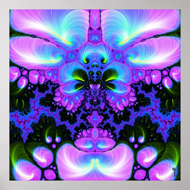 Quetzalcoatl Blossom V 1 Art Impressão (Frente)