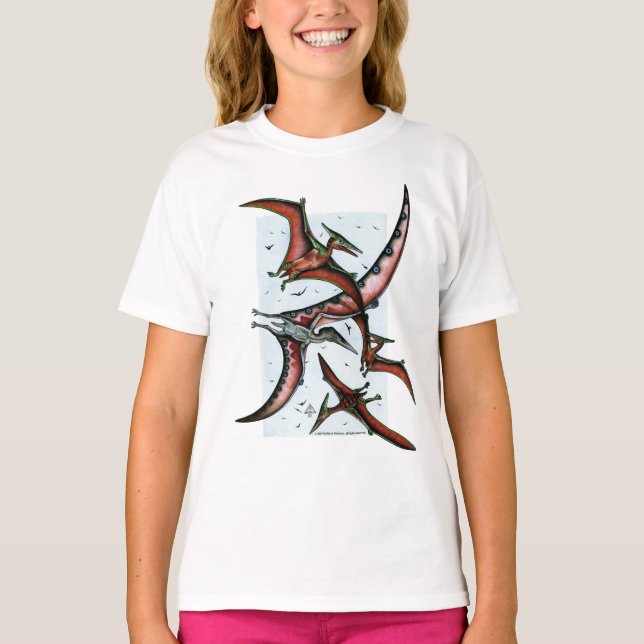 Quetzalcoatlus Com Camisa Pterossauros (Frente)