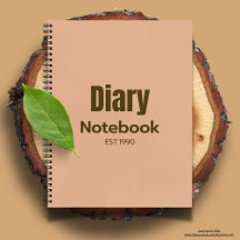 Quic de diário rosa-giro design profissional moder