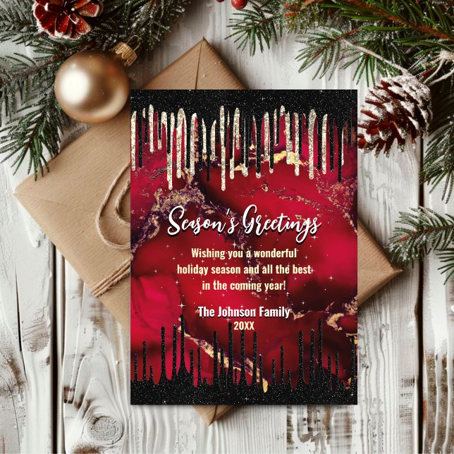 Quic Red Black dris reluz Natal ano novo (Criador carregado)