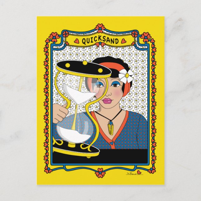 Quickand_B_ Cartão postal (Frente)