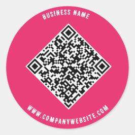 QuickConnect: Autocolante de código QR comercial