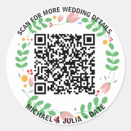 QuickLink: Autocolante de código QR comercial