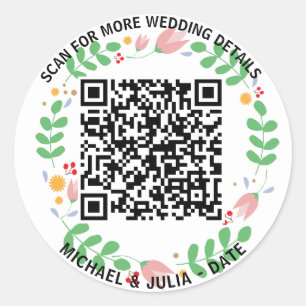 QuickLink: Autocolante de código QR comercial