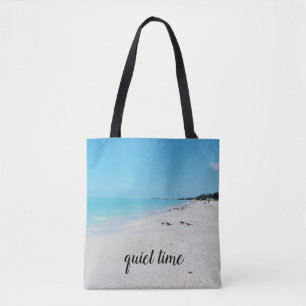 Quiet Beach Tote Bag
