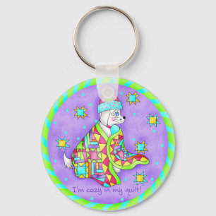 Quilover Lover Dog Chaveiro
