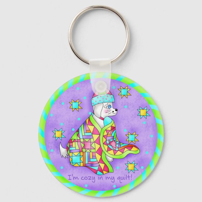 Quilover Lover Dog Chaveiro (Frente)