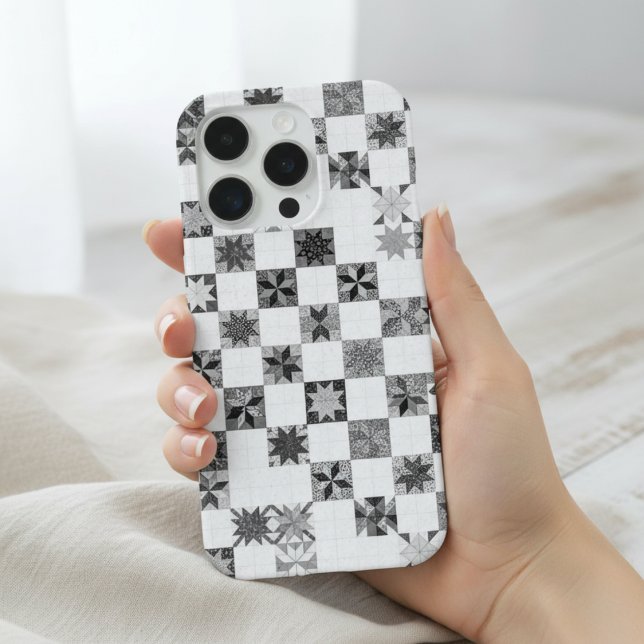 Quilt Star Phone Case Vintage Patchwork Geometric (Criador carregado)
