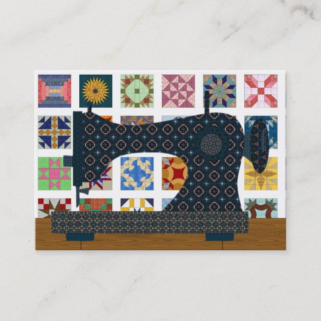 Quilter / Cartão Seamstress - SRF (Frente)