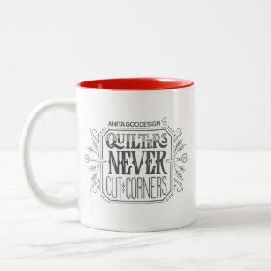Quilters nunca cortou a caneca dos cantos