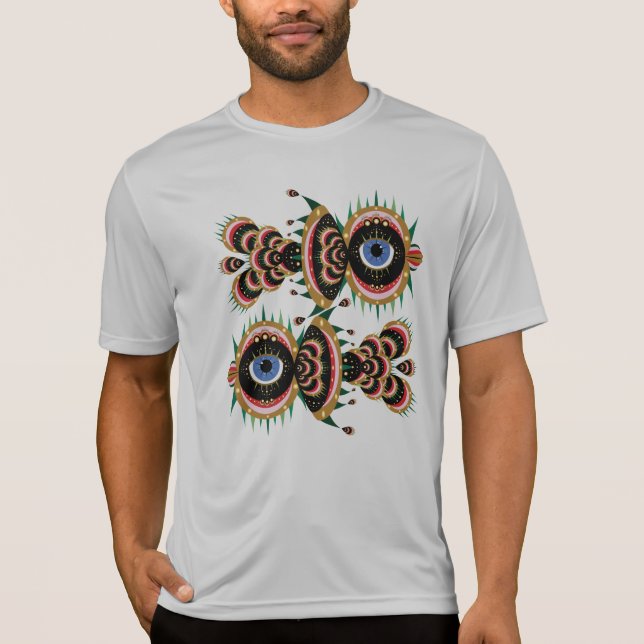 Quimera - Camisa De Esporte De Aves De Capoeira (Frente)