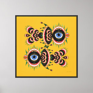 Quimera - Peixe-Pássaro 24x24 Giclée de Canvas Est