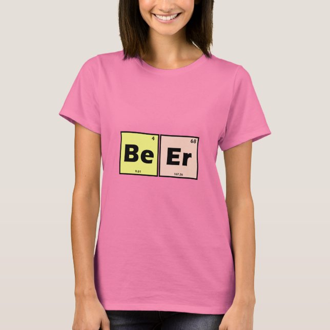 Química de Cerveja T-Shirt (Frente)