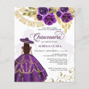 Quinceañera, Cavalo Floral Elegante,