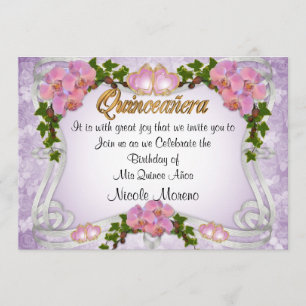 Quinceanera convite 15 Birthday