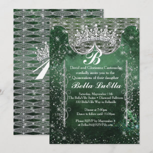 Quinceañera e convites de festas do doce 16