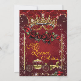 Quinceañera e convites de festas do doce 16