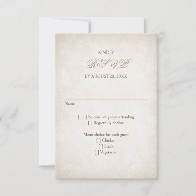 Quinceanera RSVP (Frente)