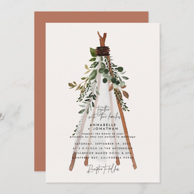 Quintal de peão botânico moderno (Frente/Verso)