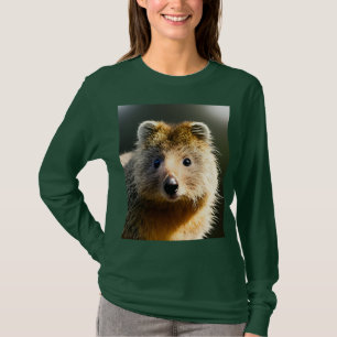 Quintin Ginger Quokka, Camisa De Longa Folga