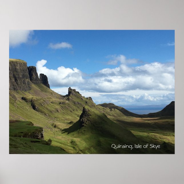 Quiraing Skye Poster (Frente)