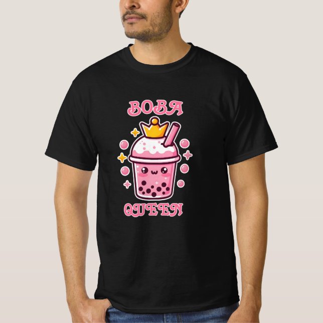Quirky Boba Tea T-Shirts para Bubble Tea Lovers (Frente)