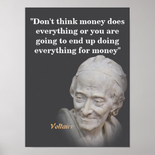 Quitação De Voltaire Sobre O Money Poster