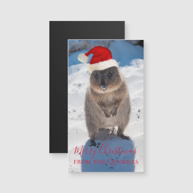Quokka Austrália Feliz Natal (Frente/Verso)