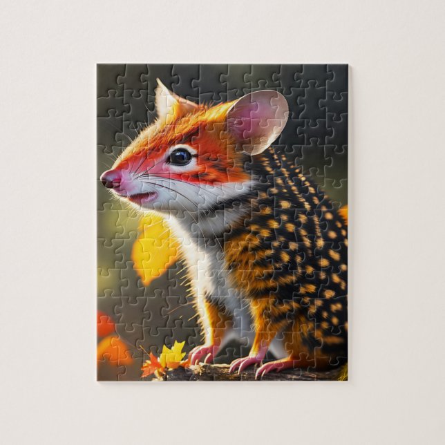 Quoll Australiano com Traje, Quebra-cabeça de serr (Vertical)
