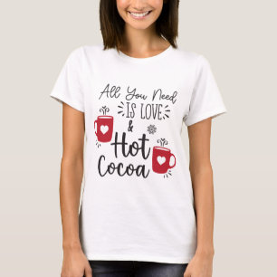 Quotas de Natal T-Shirt Chocolate Quente