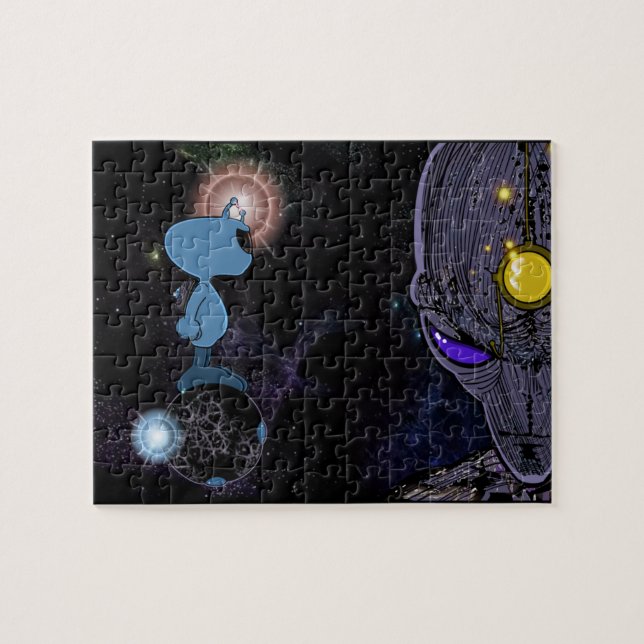 Qwiby Jigsee Quebra-cabeça (Horizontal)