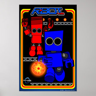 R-Bot VS. Poster do Jogo Retroativo