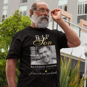 R.I.P Son Foto Memorial T-Shirt
