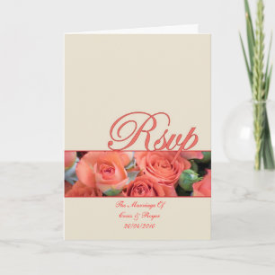 R.S.V.P, RSVP, Cartão de Confirmação de Casamento 