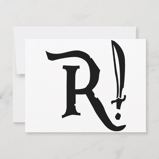 R! T-shirts piratas (Frente)